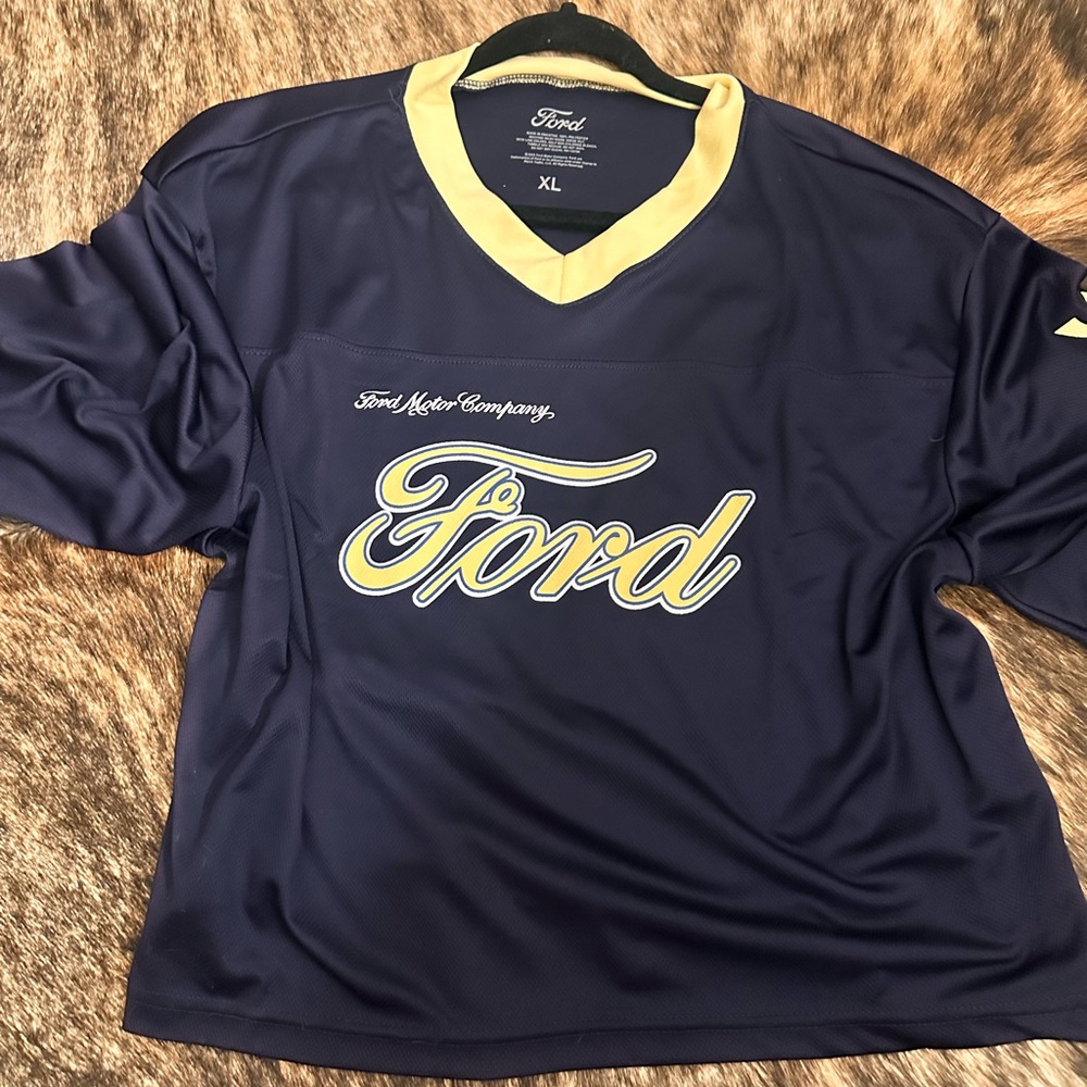 Ford Blue and Cream Jersey